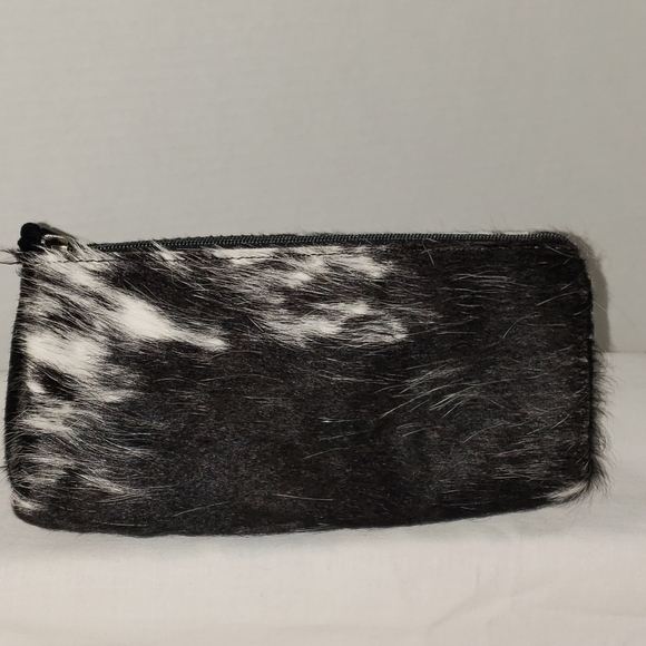 Unique and Gorgeous Silky Slayer Leather and Hair On Pouch by Myra Bags - Picture 6 of 7